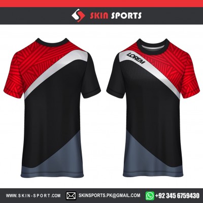 RED DOTS TRIBLE   SOCCER JERSEYS